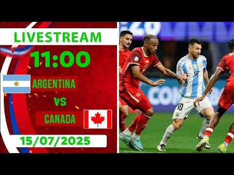ARGENTINA vs CANADA | COPA AMERICA | MESSI TRÌNH DIỄN THỨ BÓNG ĐÁ SIÊU HẠNG, ALPHONSO DAVIES BẤT LỰC