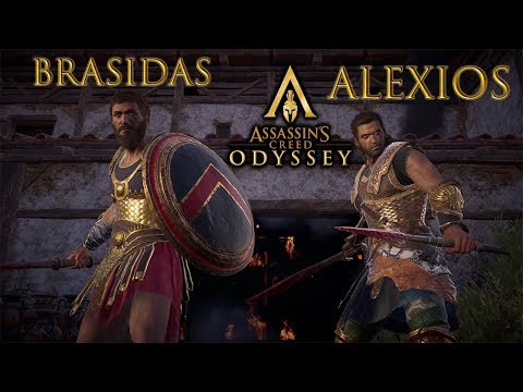 Alexios Meets The Tough Spartan Brasidas | Alexios and Brasidas Cutscene - Assassin's Creed Odyssey
