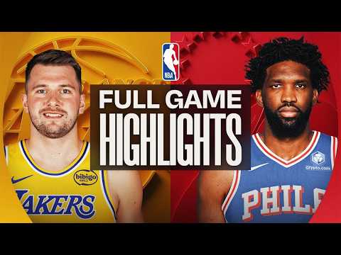 Los Angeles Lakers vs Philadelphia 76ers Full Game Highlights - February 4,2025 | NBA