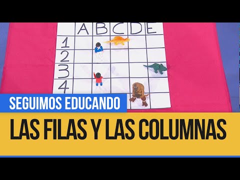 Matemática: las filas y las columnas - Seguimos Educando