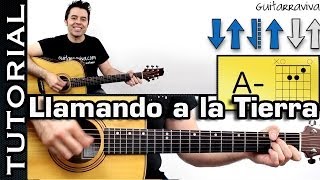 Como tocar LLAMANDO A LA TIERRA de M Clan en guitarra MUY FACIL!
