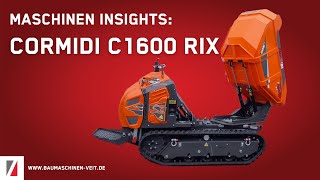 Cormidi C1600 RIX Dumper – Maschinen Insights