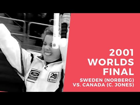 2001 Ford World Curling Championship - Womens Gold - Sweden (Norberg) vs. Canada (Jones) (Ends 5-10)