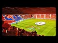 Rangers v Liverpool Champions league theme at Ibrox Stadium 12-10-22 pre match pre game