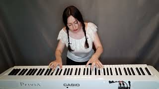 Natalia Oreiro - Vengo del Mar (OST Muñeca Brava - Дикий ангел) on piano