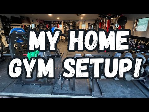 My EPIC Home Gym Set Up! Checkout what is NEW!