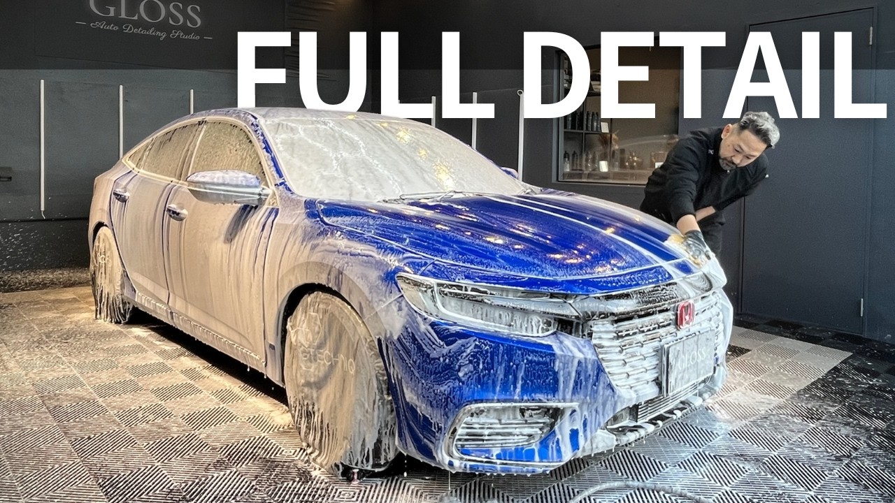 HONDA INSIGHT FULL DETAIL Wash&Polish,Coating | Car Wash | Car Detail | ASMR |