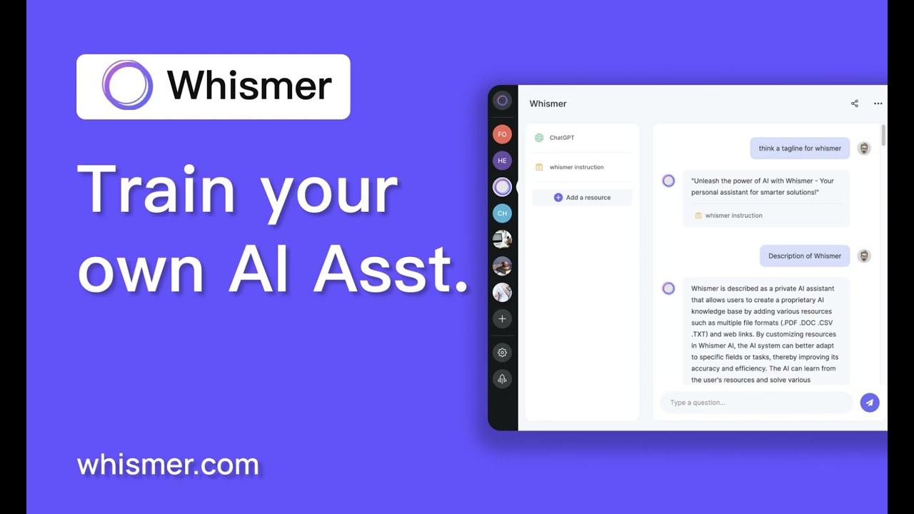 Whismer tutorial