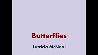 Butterflies - Lutricia McNeal [lyric video]
