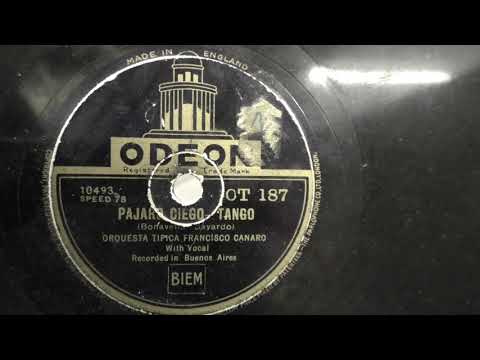 Francisco Canaro: Pajaro ciego. tango. (1940).