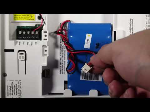 How to change batteries on a Honeywell Home Lyric Panel | TUTORIAL