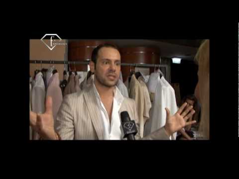 fashiontv | FTV.com - SALVATORE FERRAGAMO DESIGNER AT WORK MAN S/S 09