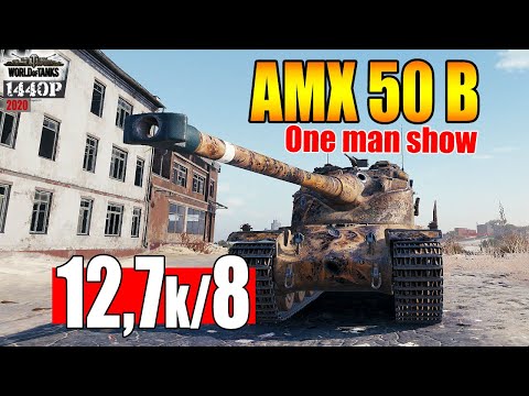 AMX 50 B: Huge 12,7k damage
