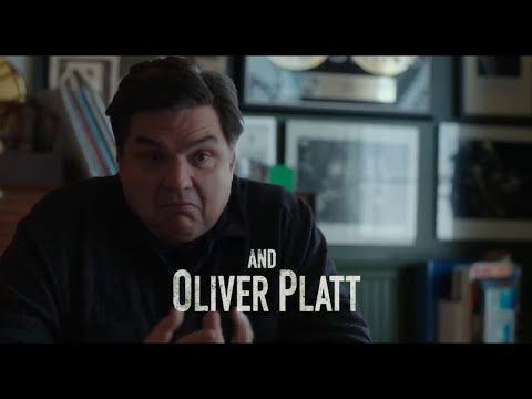 Lucky Them trailer image of Toni Collette driving at night with city lights behind