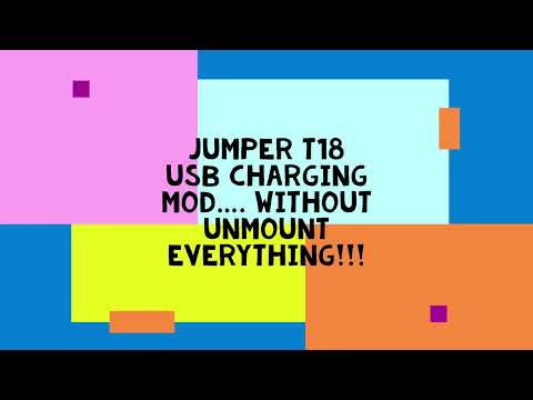 Jumper T18 UBS charging mod