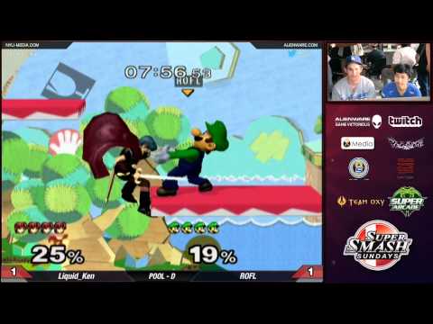 SSS 25 - Liquid Ken (Marth) Vs. ROFL (Luigi) - Pools