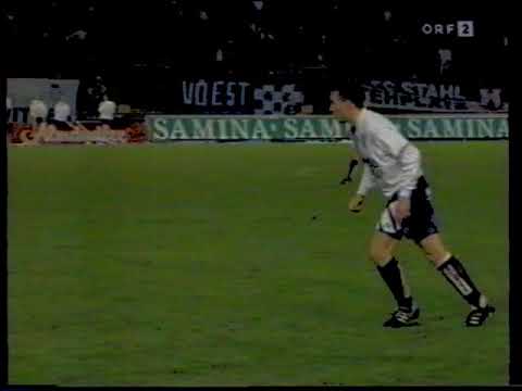 Kopftor von Otto Konrad vor 15.000 Zuschauern in Linz