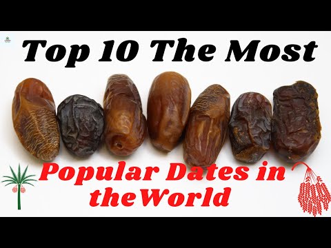 🔸Top 10 The Most Popular Dates Fruit in The World || Popular Dates || Arabian Dates | Dates Benefits
