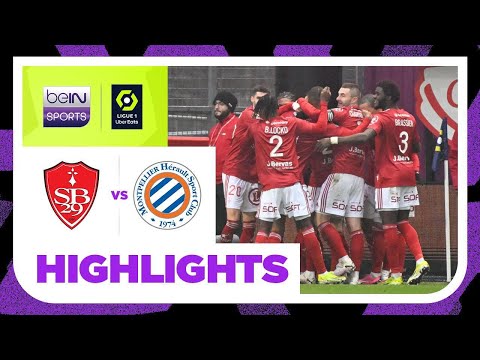 Brest v Montpellier | Ligue 1 23/24 | Match Highlights