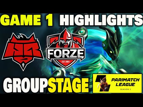 HELLRAISERS VS FORZE GAME 1 Parimatch League Season 2 Group Stage