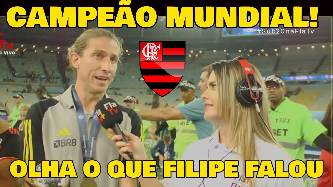 ENTREVISTA DE FILIPE LUÍS! FLAMENGO CAMPEÃO MUNDIAL SUB-20