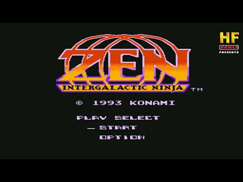 Zen Intergalactic Ninja. Hard Mode. NES [No Damage Walkthrough / Прохождение без урона] Денди | НЕС