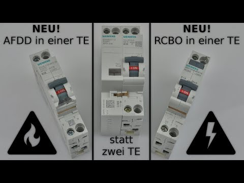 Siemens new AFDD and RCBO in one TE (module unit) | Presentation