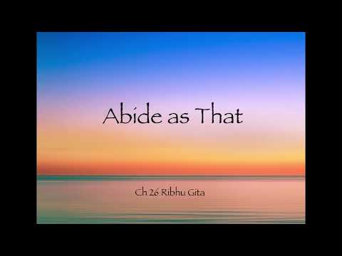 The Ribhu Gita Chapter 26 ~ No Music ~ Ramana Maharshi ~ Advaita Vedanta