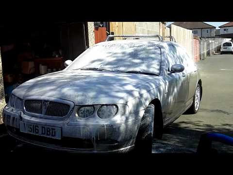 Rover 75 snowfoam & drive.