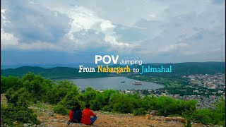 Jumping from NAHARGARH to JALMAHAL Jaipur | Drone Photography Jaipur | JaipurDronie | Drone Shoot