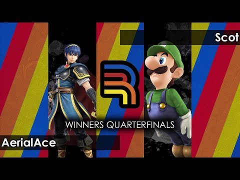 Smash 4: AerialAce (Marth) V Sinai | Scot (Luigi) - Retro Rumble Tournament SSB4