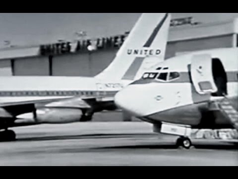 United Air Lines Pilot Training Promo Film - 1969