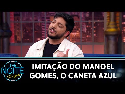 Magno Navarro imitates Caneta Azul | The Noite (January 29, 2024)