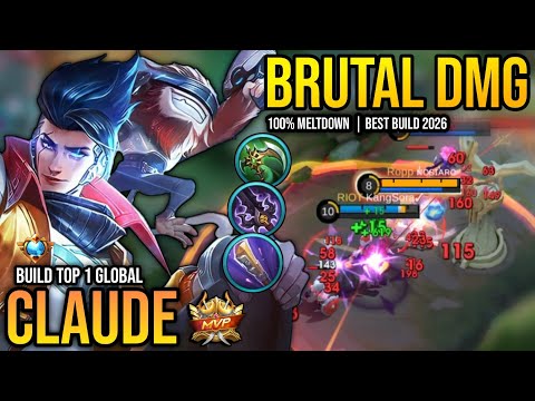 CLAUDE BEST BUILD 2026 | BUILD TOP 1 GLOBAL CLAUDE GAMEPLAY | MOBILE LEGENDS✓