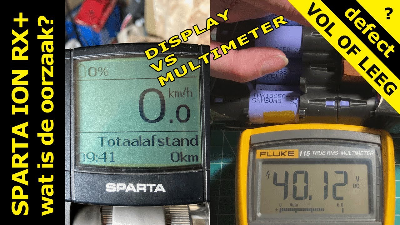 Sparta ION RX+ 0% knippert op display maar accu zit vol! Weer een storing, wat is nu de oorzaak #1