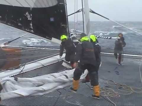 Ep.2 Trophée Jules Verne 2006: l'intégrale du record de Bruno Peyron sur Orange