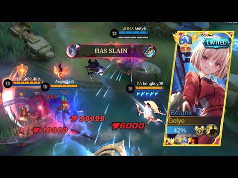 DAMAGE BUG?! 4 VS 1 BEATRIX IS BROKEN🔥😱 (intense match)