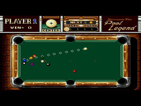 MINNESOTA FATS: POOL LEGEND - SEGA GENESIS/ MEGA DRIVE [GAMEPLAY]