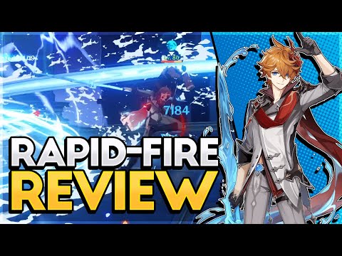 The King of AoE Damage! Childe (Tartaglia) Rapid-Fire Review | Genshin Impact