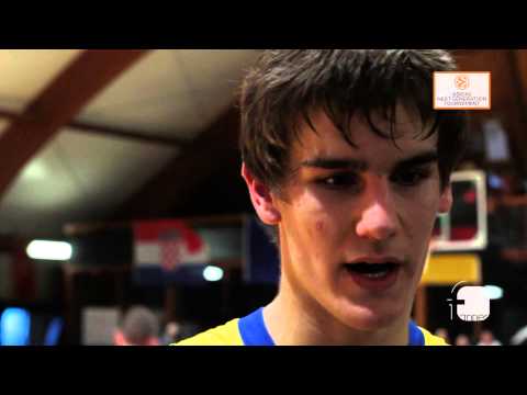 Interview: Dragan Bender, Maccabi Teddy Tel Aviv - EB ADIDAS NEXT GENERATION TOURNAMENT Rome 