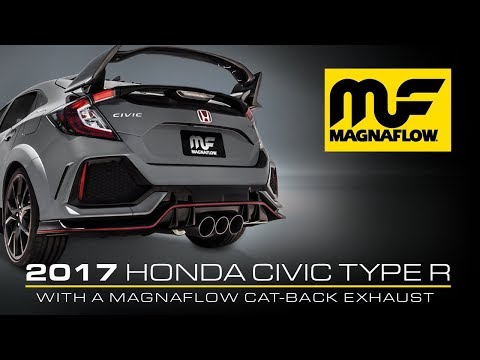 2017 Honda Civic Type R with Magnaflow Cat-Back Exhaust