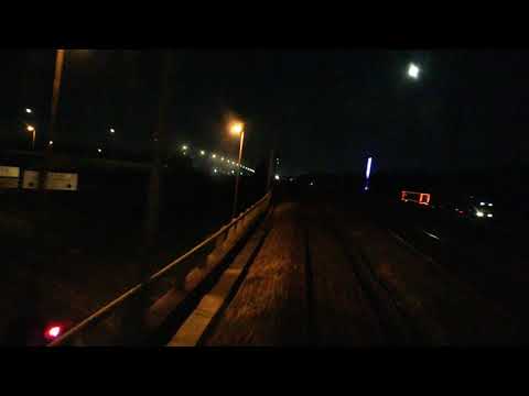 [Cab-ride] Aéroport CDG2 - Massy-Palaiseau (avec dégarage CDG1), trajet nocturne, en cabine du RER B