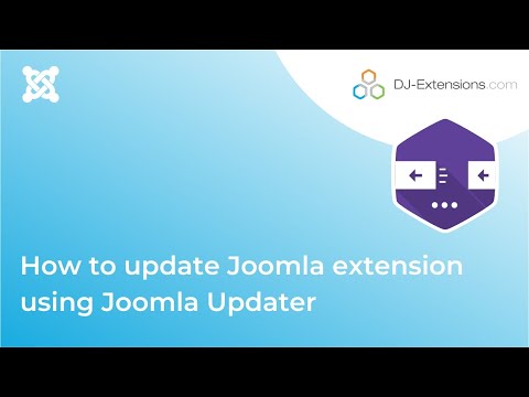 How to update Joomla extension using Joomla Updater