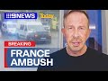 Two prison officers killed in deadly France ambush | 9 News Australia