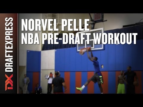 Norvel Pelle - 2013 NBA Pre Draft Workout & Interview