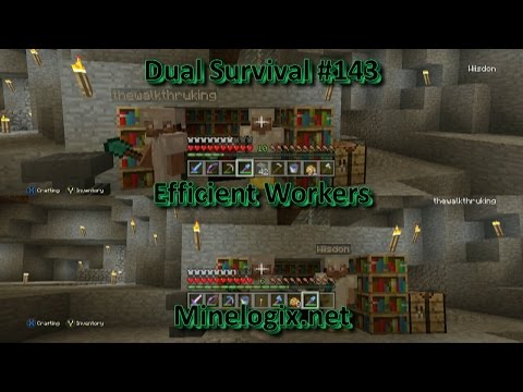 Minecraft Xbox One Dual Survival E143 - Efficient Workers