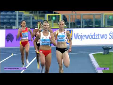 Qualifiche 4x400 donne - Campionato Mondiale a staffette 2021 (Lukudo-Marchiando-Nardelli-Folorunso)