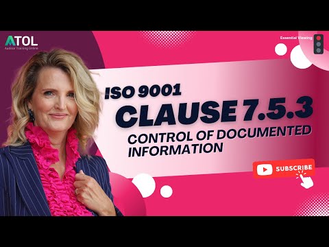 Explaining ISO 9001 | Clause 7 5 3