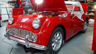 Triumph TR3 renovation tutorial video