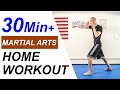 30 Minute Martial Arts Fitness Home Workout With Taekwondo Kicks No Equipment